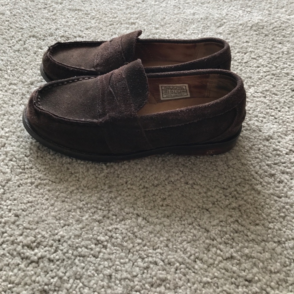 Ralph Lauren Boys Suede Loafers - size 13.5 - Picture 2 of 4